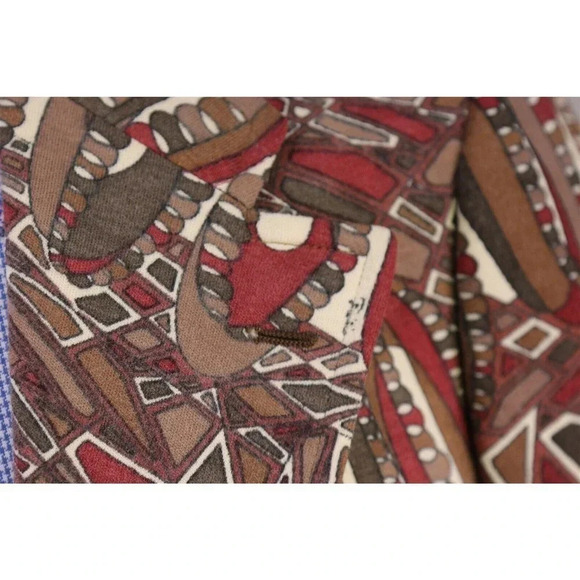 Emilio Pucci x Ermenegildo Zegna Vintage Wild Pattern MCM Blazer Jacket 42R - Picture 5 of 9